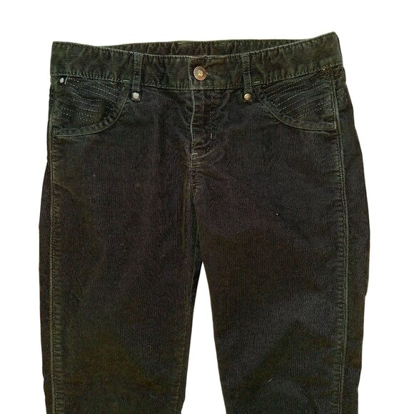 Athleta Black Corduroy Pants Size 6 With Adjustable Drawstring Waist - Picture 1 of 6